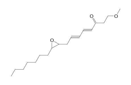 1-METHOXY-(9-R,10-S)-EPOXYHEPTADECAN-4,6-DIYN-3-ONE