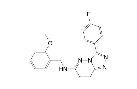 [1,2,4]triazolo[4,3-b]pyridazin-6-amine, 3-(4-fluorophenyl)-N-[(2-methoxyphenyl)methyl]-