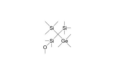 Methoxy-dimethylsilyl trimethylgermyl bis(trimethylsilyl)-methane