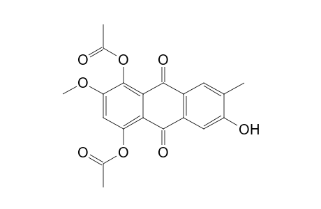 5,8-Diacetoxy-3-hydroxy-7-methoxy-2-methylanthracene- 9,10-dione