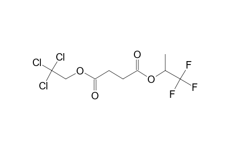 Succinic acid, 1,1,1-trifluoroprop-2-yl 2,2,2-trichloroethyl ester