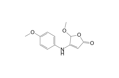 2-Methoxy-3-(4-methoxyanilino)-2H-furan-5-one