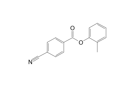 4-Cyanobenzoic acid, 2-methylphenyl ester