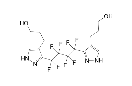 3-[5-[1,1,2,2,3,3,4,4-octafluoro-4-[4-(3-hydroxypropyl)-1H-pyrazol-5-yl]butyl]-1H-pyrazol-4-yl]-1-propanol