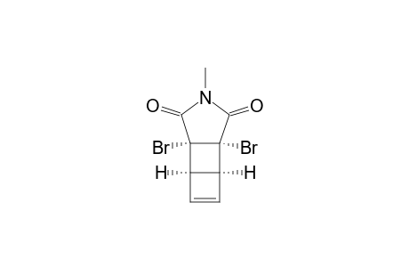 (1.alpha.,2.alpha.,5.alpha.,6.alpha.)-1,6-Dibromo-8-methyl-8-azatricyclo[4.3.0.0(2,5)]non-3-ene-7,9-dione