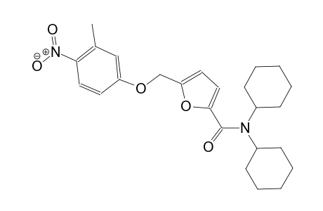 N,N-dicyclohexyl-5-[(3-methyl-4-nitrophenoxy)methyl]-2-furamide