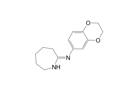 (Azepan-2-ylidene)(2,3-dihydrobenzo[1,4]dioxin-6-yl)amine