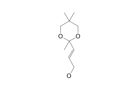 (E)-3-(2,5,5-Trimethyl-[1,3]dioxan-2-yl)-prop-2-en-1-ol