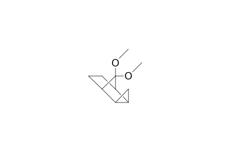 endo-8,8-Dimethoxy-tricyclo(3.2.1.0/2,4/)octane