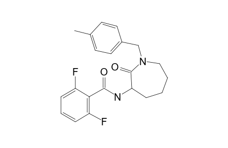 2,6-Difluoro-N-[1-(4-methylbenzyl)-2-oxoazepan-3-yl]benzamide