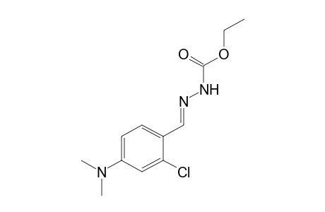 3-[2-chloro-4-(dimethylamino)benzylidene]carbazic acid, ethyl ester