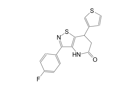 isothiazolo[4,5-b]pyridin-5(4H)-one, 3-(4-fluorophenyl)-6,7-dihydro-7-(3-thienyl)-