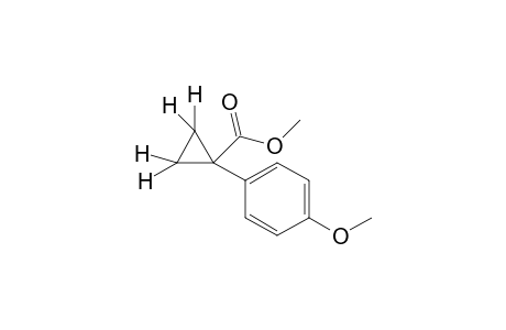 1-(p-methoxyphenyl)cyclopropanecarboxylic acid, methyl ester