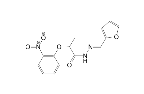 N'-[(E)-2-furylmethylidene]-2-(2-nitrophenoxy)propanohydrazide