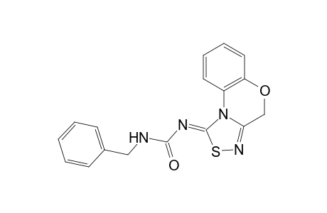 3-(Benzylcarmoylimino)-3H,10H-[1,2,4]thiadiazolo[3,4-c][1,4]benzoxazine