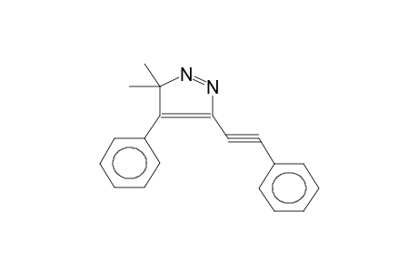 3,3-dimethyl-4-phenyl-5-(2-phenylethynyl)pyrazole