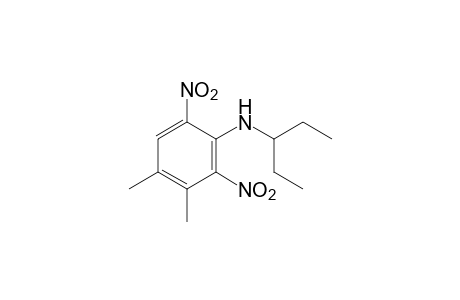 PENDIMETHALIN;N-(1-ETHYLPROPYL)-3,4-DIMETHYL-2,6-DINITROBENZENAMINE