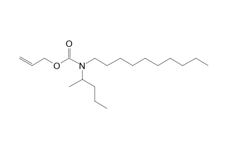 Carbonic acid, monoamide, N-(2-pentyl)-N-decyl-, allyl ester