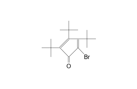 2-BROM-3,4,5-TRI-TERT.-BUTYL-CYCLOPENTADIENON