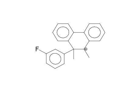 9-META-FLUOROPHENYL-9,10-DIMETHYLPHENANTHRENONIUM CATION