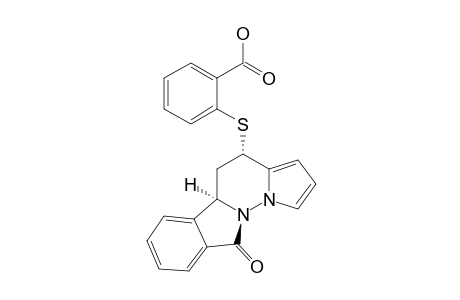 TRANS-2-(6,10B,11,12-TETRAHYDRO-PYRROLO-[1',2':2,3]-PYRIDAZINO-[6,1-A]-ISOINDOL-6-ONE-12-YL)-THIOBENZOIC-ACID