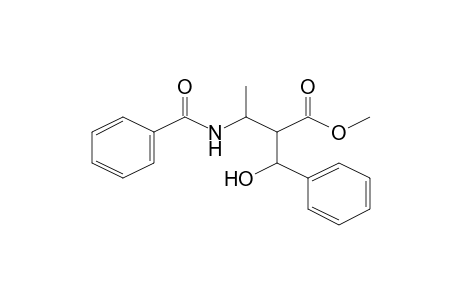 Methyl 3-(benzoylamino)-2-[hydroxy(phenyl)methyl]butanoate