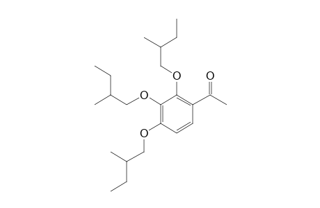 2',3',4',-tri(2-Methylbutyl)oxyacetophenone