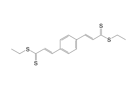 Diethyl (2E,2'E)- 3,3-(1,4-phenylene)bis(propenedithioate)