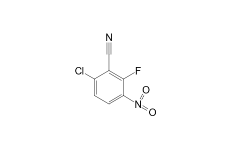 6-chloro-2-fluoro-3-nitrobenzonitrile