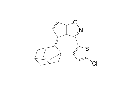 4-Adamantan-2-ylidene-3-(5-chlorothiophen-2-yl)-4,6a-dihydro-3aH-cyclopenta[d]isoxazole