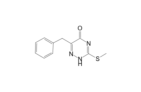 6-benzyl-3-(methylsulfanyl)-1,2,4-triazin-5(2H)-one