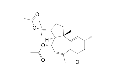 (1R*,2E,4R*,8Z,10S*,11S*,12R*)-10,18-DIACETOXYDOLABELLA-2,8-DIEN-6-ONE