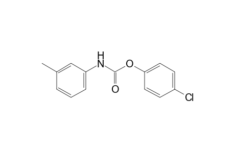 m-methylcarbanilic acid, p-chlorophenyl ester