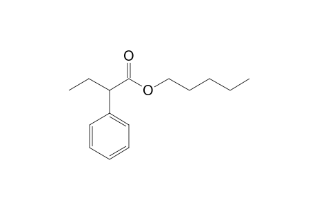 Butyric acid, 2-phenyl-, pentyl ester