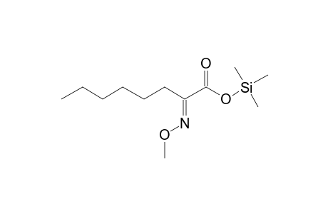 Octanoic acid, 2-(methoxyimino)-, trimethylsilyl ester