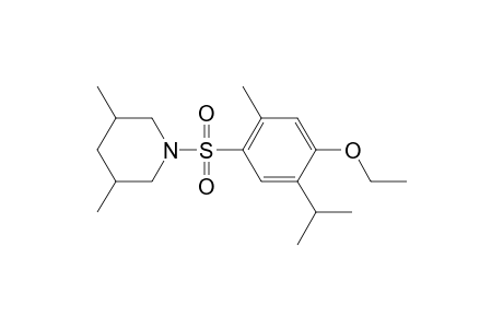 1-{[4-ethoxy-2-methyl-5-(propan-2-yl)benzene]sulfonyl}-3,5-dimethylpiperidine