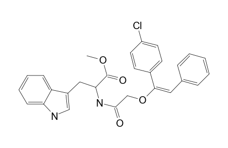 N-4'-chloro-(E)-stilbenyloxymethylcarbonyltryptophan methyl ester