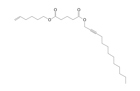 Glutaric acid, hex-5-en-1-yl tridec-2-yn-1-yl ester