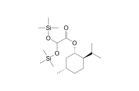 (1R,2S,5R)-2-Isopropyl-5-methylcyclohexyl 2,2-dihydroxyacetate, 2tms