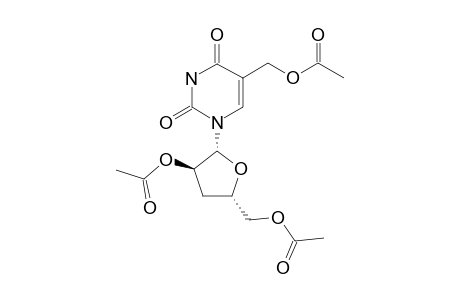 5-Hydroxymethyl-1.beta.-D-(diacetyl)-ribofuranosyl-N-acetyluracyl