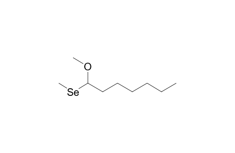 1-Methoxy-1-(methylseleno)heptane