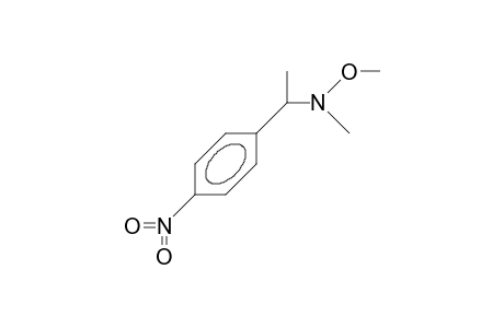 N,O-Dimethyl-N-(1-[4-nitro-phenyl]-ethyl)-hydroxylamine