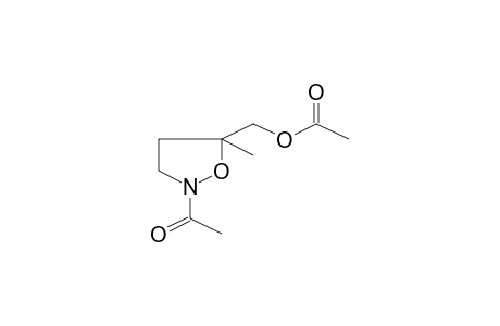 5-Isoxazolidinemethanol, 2-acetyl-5-methyl-, acetate (ester), (R)-