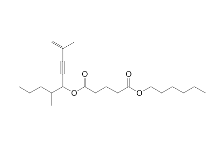 Glutaric acid, 2,6-dimethylnon-1-en-3-yn-5-yl hexyl ester