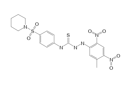 1-(4,6-dinitro-m-tolyl)-4-[p-(piperidinosulfonyl)phenyl]-3-thiosemicarbazide