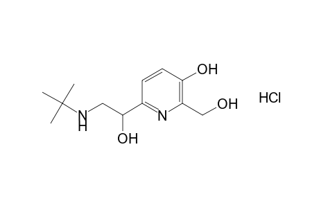 a6-[(tert-butylamino)methyl]-3-hydroxy-2,6-pyridinedimethanol,  monohydrochloride