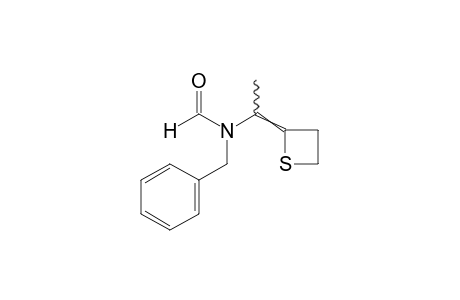 N-benzyl-N-(Z)-[1-(2-thietanylidene)ethyl]formamide