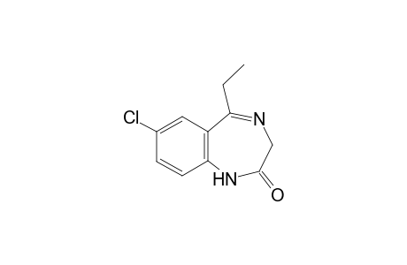 7-Chloro-5-ethyl-1,3-dihydro-2H-1,4-benzodiazepin-2-one