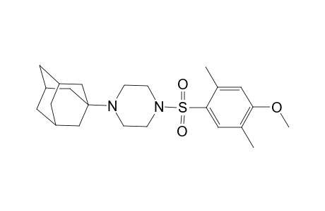 1-(1-Adamantyl)-4-[(4-methoxy-2,5-dimethylphenyl)sulfonyl]piperazine