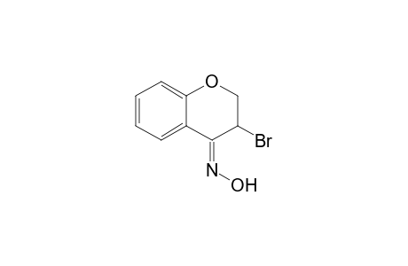 (Z)-3-Bromo-2,3-dihydro-4H-1-benzopyran-4-one oxime